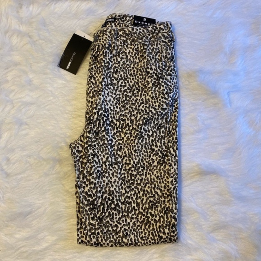 Fashion Nova Skinny Jeans Womens‎ Juniors Size 9 Leopard Print Pants